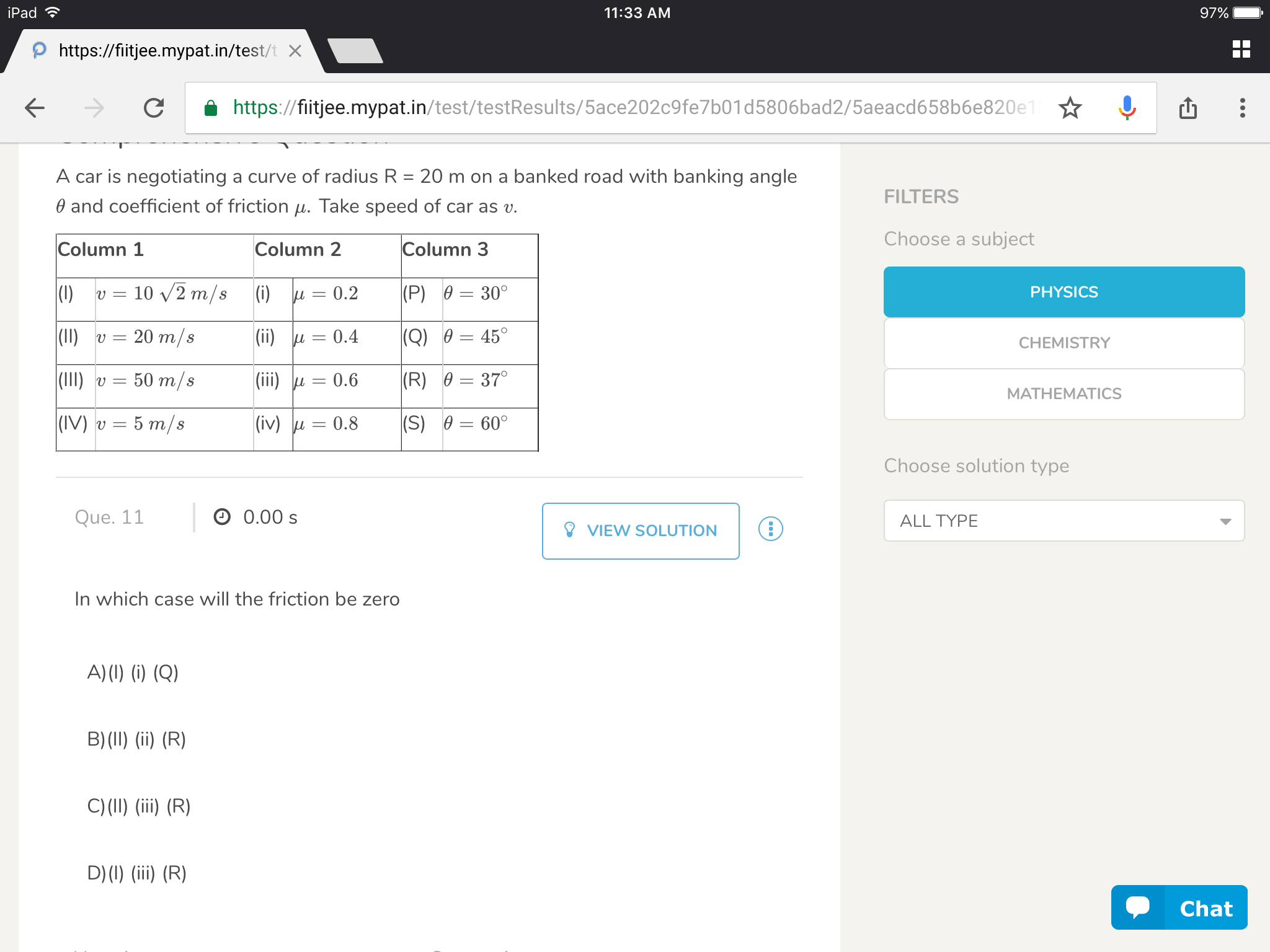 Question image for Plz give the solution to the attached question as